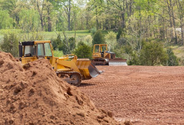 Bulldozer Land Clearing in Brandon