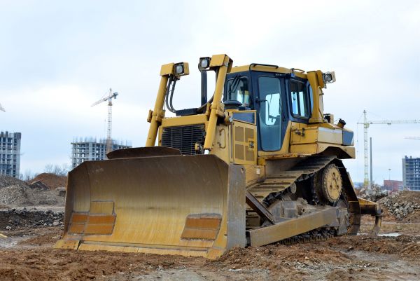 Bulldozer Site Clearing in Brandon